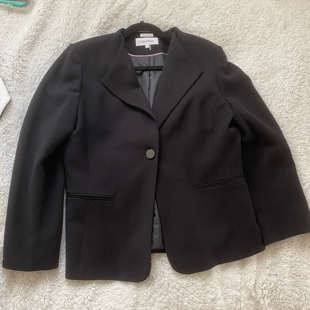 Black Calvin Klein blazer